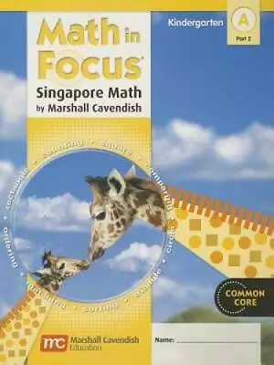 Math In Focus: Singapore Math: Student Edition Book A Part 2 Grade - GOOD • $5.39