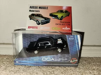 1:64 DDA Holden EH Sedan Drag Blown V8 Street Machine In Black • $24.95