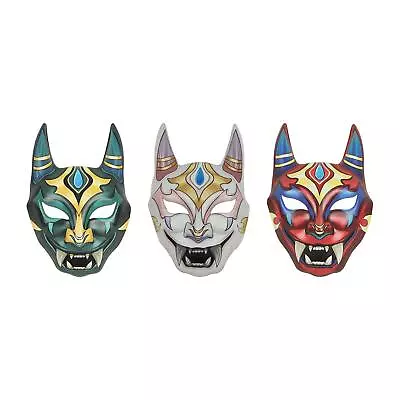 Japanese Devil Mask Lightweight Durable Decorative Novelty Cosplay Halloween For • £6.44