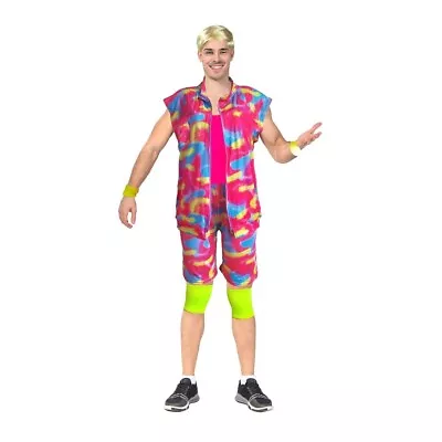 Barbie Movie Ken 80s Workout Doll Outfit Mens Costume • $39.99