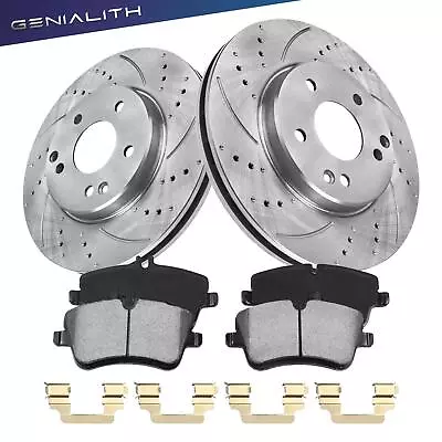 288mm Front Disc Brake Rotors & Ceramic Pads For Mercedes-Benz C230 2002-2007 • $75.51