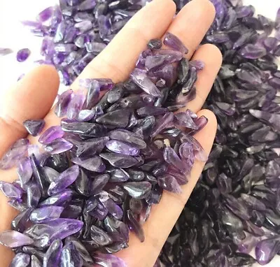 Amethyst Crystals AAA Premium Mini Natural Chips Gemstones  5-10mm In Size • £4.04