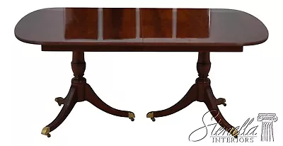 L60525EC: KINDEL Figural Flame Mahogany Dining Room Table • $2895