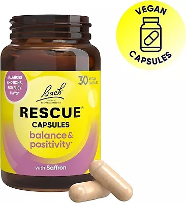 Bach Rescue Balance & Positivity Capsules 30 • £13.99