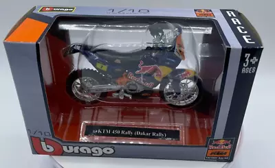 Bburago KTM Racing 450 Rally Dakar #1 Red Bull Dirt Bike 1:18 Motorcycle • $19.99