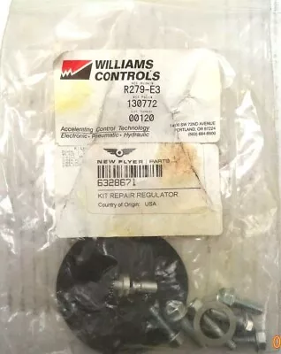 Williams Controls WCI Model R279-E3 Regulator Repair Kit Pn 130772 • $19.99