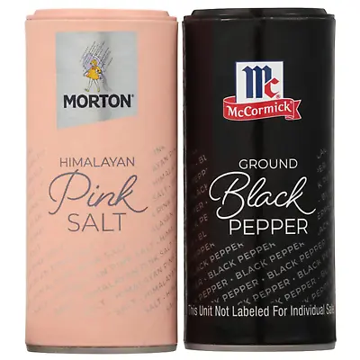 All-Natural Himalayan Pink Salt & McCormick Pepper Shakers 5.25 Ounce • $8.99
