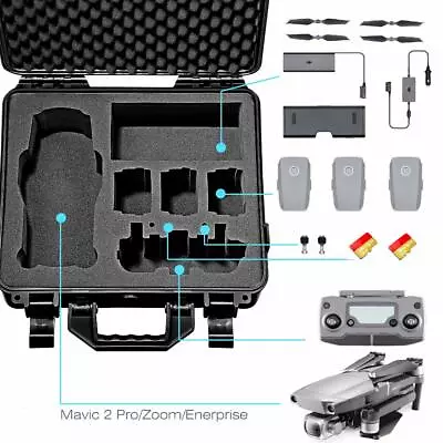 $151.79 • Buy CASE For DJI Mavic 2 Pro/Zoom/Enterprise Fly More Combo Hard Carrying Waterproof