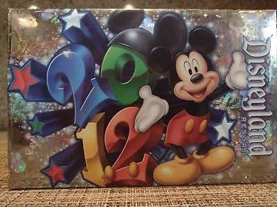 Disneyland Resort Holographic Photo Album Mickey 2012 - Holds 100 4 X6  Photos  • $3