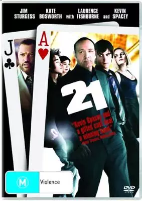 21 DVD - Kevin Spacey Kate Bosworth (Region 4) **BRAND NEW & SEALED** • $6.29