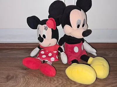 Disney Mickey And Minnie Mouse Soft Toys (20-25cm) • £4