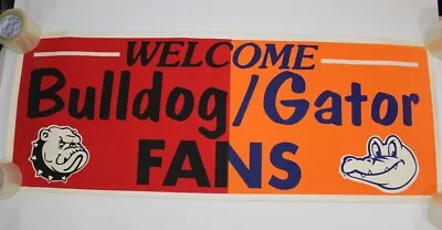 VTG Florida Gators Georgia Bulldogs Fans College Football Rivalry Game Poster • $26.25