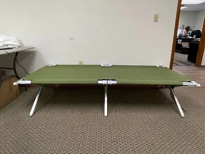 US Military Issue Compact Lightweight Foldable Aluminum Sleeping Cot - New • $135