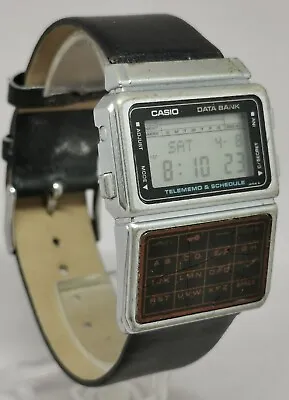 £50 • Buy Casio DBC-600 Calculator Data Bank Phone Memo Chrono Alarm Watch - Made In Japan