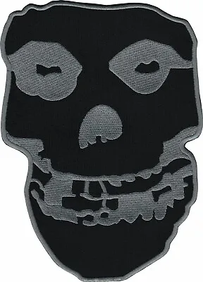 Back Patch - Misfits Crimson Ghost Silver Black Music Band HUGE Iron On #45004 • $13.25