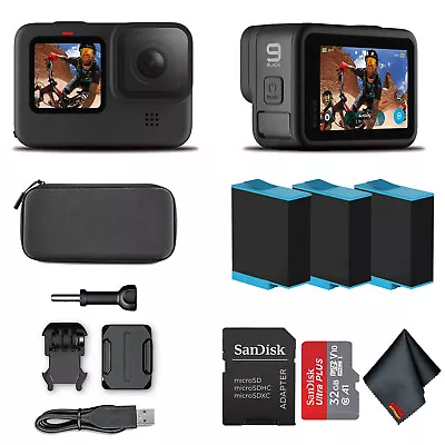 GoPro HERO9 Black - Waterproof Action Camera + 32GB Card And 2 Extra HERO9 • $283.95