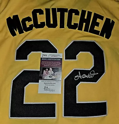 Andrew McCutchen Signed Mitchell N Ness Jersey Size L In Person JSA CERTIFIED • $275