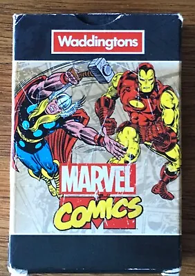 Waddingtons Marvel Comics Playing Cards ~ Superior Quality ~ Good Used Condition • £1.99