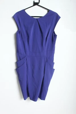 £7.99 • Buy Dorothy Perkins Womens Capped Sleeve Peplum Pencil Dress -Purple - Size 16 (46g)