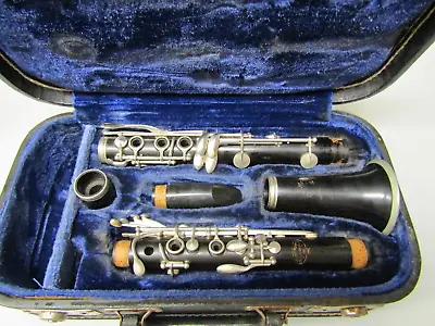 Vintage Evette  Clarinet W/ Case And Bundy Mouthpiece   - Parts Or Repair - READ • $84.97