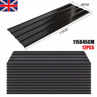 12 Carport Shed Roof Sheets Corrugated Profile Galvanized Metal Roofing Panel UK • £51.89