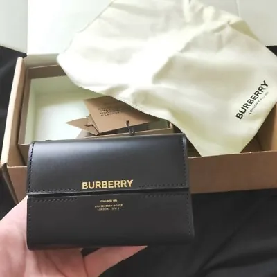 Ladies Wallets Genuine Leather Burberry Brand New With Tags And Orangioal Box • $561