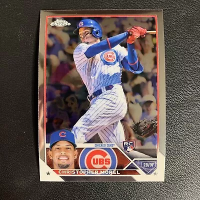 2023 Topps Chrome Christopher Morel  RC ROOKIE CARD #198 Cubs • $2.50