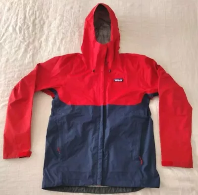 Patagonia Torrentshell Hooded Nylon Rain Jacket Mens H2No Waterproof  S • $59.99