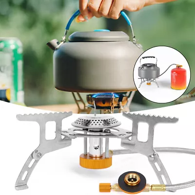 Portable Gas Stove Camping Burner Outdoor Picnic Cooking Hiking Gear Cooker AU • $14.69