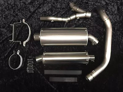 05-06 ZX6R 636 TiForce Slip On Exhaust System MotoGP 2005 2006 Dual Canister ZX6 • $538.95