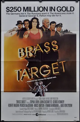 Brass Target 1978 Original 27x41 Movie Poster Sophia Loren John Cassavetes Wwii • $60