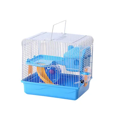 Rabbit Cage Large Hamster Cage Small Pet Cage Hamster Bedding Hamster Tank • £34.18