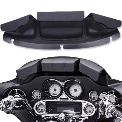 For Harley Davidson Touring Electra Glide Windshield Fairing Pouch 3 Pocket Bag • $56.59