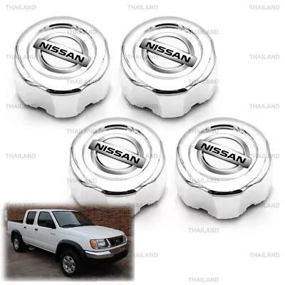 For Nissan Frontier D22 Truck 4WD 1997 - '00 4x Chrome Wheel Center Cap Cover • $142.85
