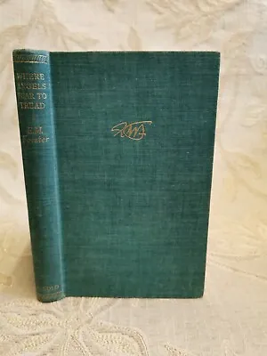 £14.99 • Buy Antique Book Of Where Angels Fear To Tread, By E. M. Forster - 1947