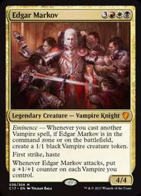 MTG Edgar Markov Near Mint Foil Commander 2017 • $150.99