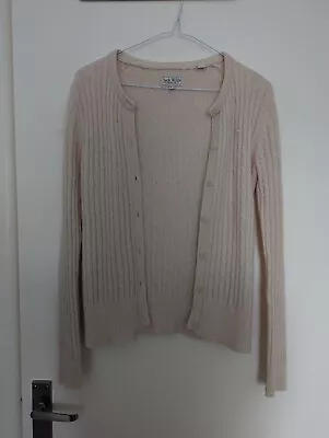 Jack Wills Extrafine Merino Wool Cardigan UK10 • £25