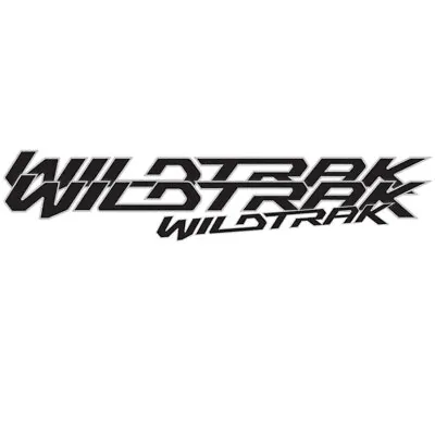 Wildtrak Door & Tailgate Decal Set : Ford Ranger Px1/px2 (black/silver) • $55