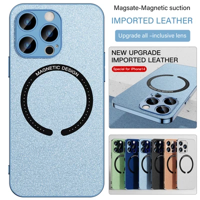 $7.69 • Buy For IPhone 14 13 12 Pro Max 11Pro Magsafe Case Leather Shockproof Magnetic Cover
