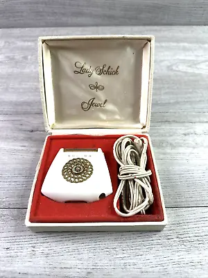 Vintage Lady Schick The Jewel Electric Shaver With Cord And Storage Box Works • $11.75