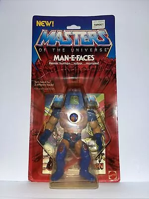 MOTU VINTAGE MAN-E-FACES Masters Of The Universe MOC Sealed Figure He-Man 1980s • $550