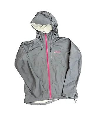Patagonia Stretch Rainshadow Jacket Full Zip Pockets Grey Women's Size L • $38