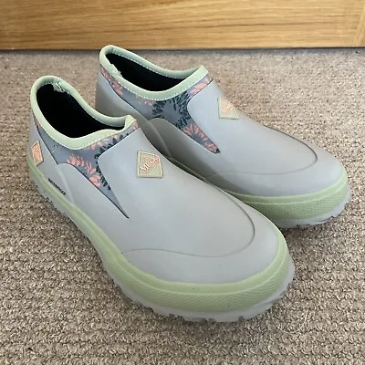 £24.99 • Buy Muck Boot Women’s Forager Low Wellington Shoe Clogs Grey Pale Green UK5