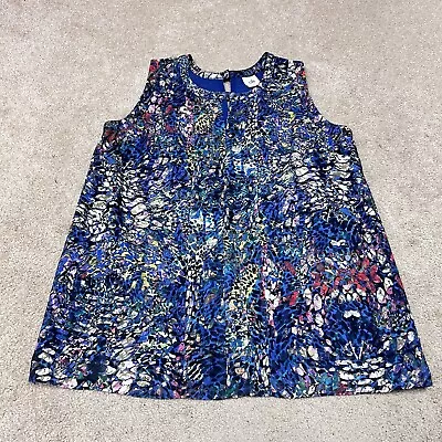 Cabi Blouse Women’s Multicolored Sleeveless Size Medium • $14.99