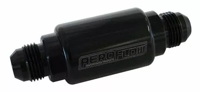 Aeroflow Filter 40 Micron Black -8AN 1.25  X 3  Notes AF66-2053BLK • $52.61
