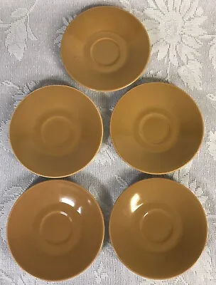 Meakin J & G Studio England 5 Replacement Saucers Sunflower  Yellow/Gold • £16.40