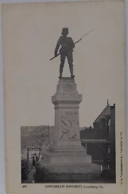 1915 Confederate Monument In Lynchburg Va  Postcard • $5