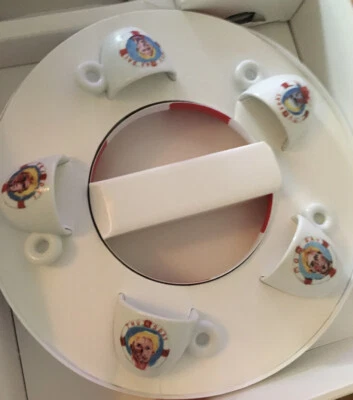 £150 • Buy Julian Schnabel 10piece Set Illy Art Collection Espresso Cups & Saucers  2005 YR
