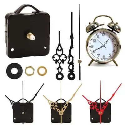 Quartz Wall Clock Movement Mechanism Replacement Motor Repair DIY Tool Part Kit • $6.50