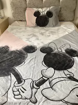 Disney Micky &  Minnie Mouse  Single Bed Set • £5